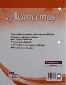 9780618782680-0618782680-¡avancemos!: Cuaderno Para Hispanohablantes (Student Workbook) with Review Bookmarks Level 1 (Spanish Edition)