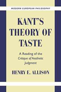 9780521795340-0521795346-Kant's Theory of Taste: A Reading of the Critique of Aesthetic Judgment (Modern European Philosophy)
