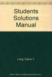 9780201844474-0201844478-Students Solutions Manual