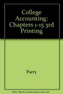9780538846011-0538846011-College Accounting: Chapters 1-15, 3rd Printing