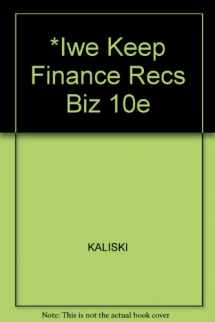 9780538441544-0538441542-*Iwe Keep Finance Recs Biz 10e