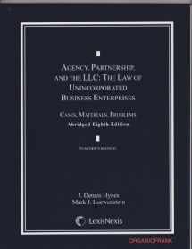 9781422496091-1422496090-Agency, Partnership, and the LLC: The Law of Unincorporated Business Enterprises: Cases, Materials, Problems