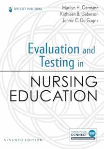 9780826139160-0826139167-Evaluation and Testing in Nursing Education
