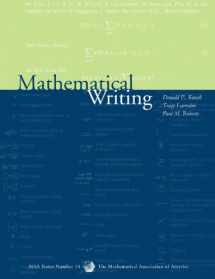 9780883850633-088385063X-Mathematical Writing (Mathematical Association of America Notes, Series Number 14)