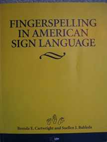 9780916883348-0916883345-Fingerspelling in American Sign Language