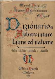 9788820345464-8820345463-Lexicon Abbreviaturarum: Dizionario di Abbreviature Latine ed Italiane (Italian and Latin Edition)