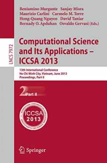 9783642396427-3642396429-Computational Science and Its Applications -- ICCSA 2013: 13th International Conference, Ho Chi Minh City, Vietnam, July 24-27, 2013, Proceedings, Part II (Lecture Notes in Computer Science, 7972)