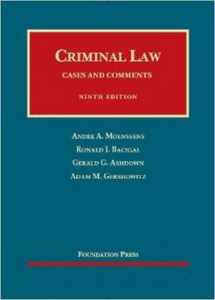 9781609302740-1609302745-Criminal Law (University Casebook Series)