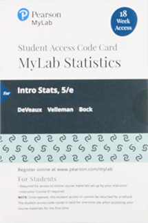 9780135910528-0135910528-Intro Stats -- MyLab Statistics with Pearson eText