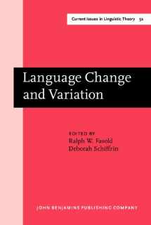 9789027235466-9027235465-Language Change and Variation (Current Issues in Linguistic Theory)