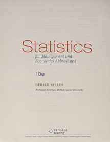 9781305717237-1305717236-Bundle: Statistics for Management and Economics, Abbreviated, 10th + Aplia, 1 term Printed Access Card