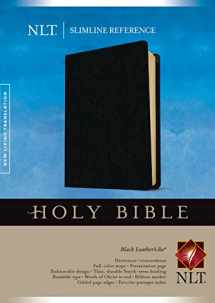 9781496436634-1496436636-Slimline Reference Bible NLT (LeatherLike, Black)