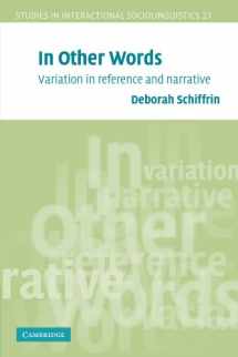 9780521484749-052148474X-In Other Words: Variation in Reference and Narrative (Studies in Interactional Sociolinguistics, Series Number 21)