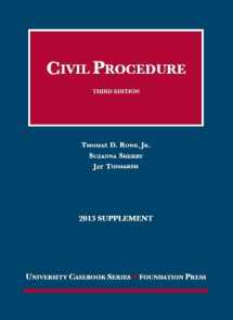 9781609303785-1609303784-Civil Procedure: 2013 Supplement (University Casebook Series)