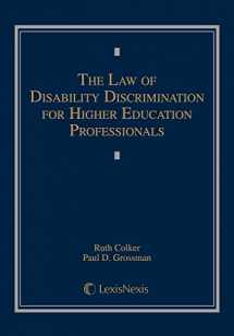 9781632807632-1632807637-The Law of Disability Discrimination for Higher Education Professionals