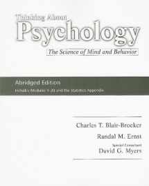 9781429206877-142920687X-Thinking About Psychology Mini Book: The Science of Mind and Behavior