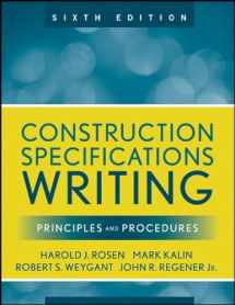 9780470380369-0470380365-Construction Specifications Writing: Principles and Procedures