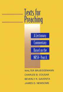 9780664219277-0664219276-Texts for Preaching: A Lectionary Commentary, Based on the NRSV, Vol. 1: Year A