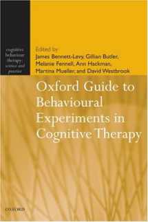 9780198529156-0198529155-Oxford Guide to Behavioural Experiments in Cognitive Therapy (Cognitive Behaviour Therapy: Science and Practice)