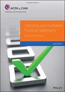 9781948306942-1948306948-Checklists and Illustrative Financial Statements: Not-for-Profit Entities, 2019 (AICPA)