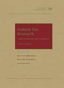 9781683289500-1683289501-Federal Tax Research: Guide to Materials and Techniques (University Treatise Series)