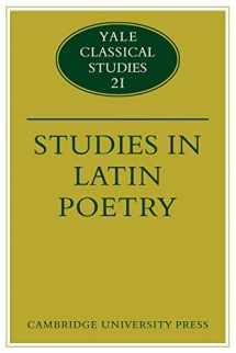 9780521124584-0521124581-Studies in Latin Poetry (Yale Classical Studies, Series Number 21)