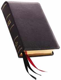 9780785220855-0785220852-NKJV, Single-Column Reference Bible, Premium Goatskin Leather, Black, Premier Collection, Comfort Print: Holy Bible, New King James Version