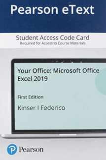 9780136851370-0136851371-Your Office: Microsoft Office 365, Excel 2019 Comprehensive