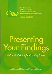 9781433807053-143380705X-Presenting Your Findings: A Practical Guide for Creating Tables