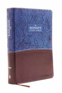 9780785215110-0785215115-NIV, The Woman's Study Bible, Leathersoft, Blue/Brown, Full-Color, Red Letter: Receiving God's Truth for Balance, Hope, and Transformation