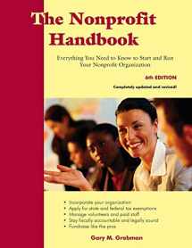 9781929109319-1929109318-The Nonprofit Handbook: Everything You Need to Know to Start and Run Your Nonprofit Organization (6th Edition)
