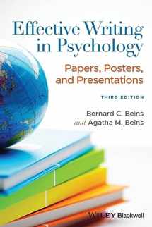9781119722885-1119722888-Effective Writing in Psychology: Papers, Posters, and Presentations