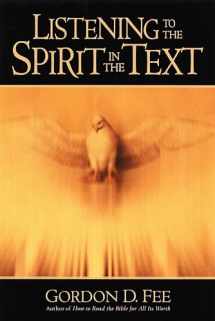 9780802847577-0802847579-Listening to the Spirit in the Text