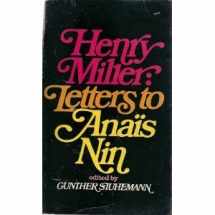 9781557781468-155778146X-Letters to Anais Nin (Tesoro Books)