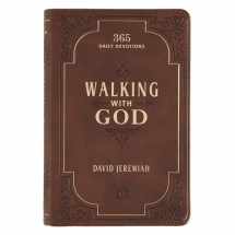 9781642721515-1642721514-Walking with God Devotional - Brown Faux Leather Daily Devotional for Men & Women 365 Daily Devotions