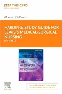9780323792417-0323792413-Study Guide for Lewis's Medical-Surgical Nursing - Elsevier eBook on VitalSource (Retail Access Card): Study Guide for Lewis's Medical-Surgical ... eBook on VitalSource (Retail Access Card)