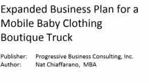 9781628670875-1628670878-Expanded Business Plan for a Mobile Baby Clothing Boutique Truck (Fill-in-the-Blank Expanded Business Plans with Editable CD File)