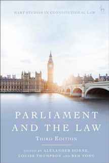 9781509934096-150993409X-Parliament and the Law (Hart Studies in Constitutional Law)