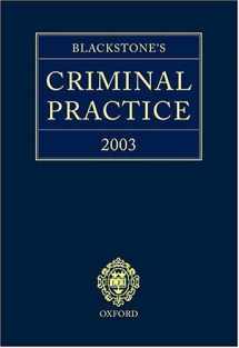 9780199254330-0199254338-Blackstone's Criminal Practice 2003