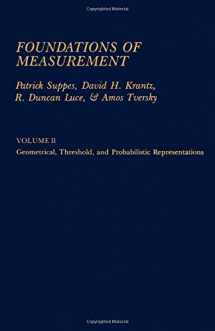 9780124254022-0124254020-Foundations of Measurement, Vol. 2: Geometrical, Threshold and Probabilistic Representations
