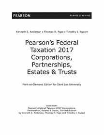 9780134420851-0134420853-Pearson's Federal Taxation 2017 Corporations, Partnerships, Estates & Trusts (30th Edition)
