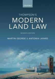 9780198828020-0198828020-Thompson's Modern Land Law