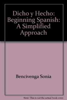 9780471064763-0471064769-Dicho y Hecho: Beginning Spanish: A Simplified Approach