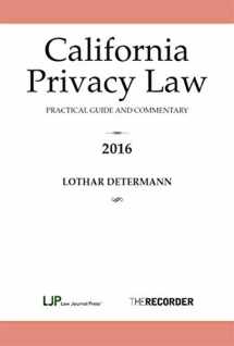 9781628810776-1628810777-California Privacy Law 2016 (Volume 1)