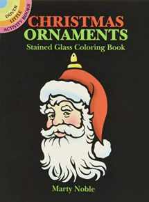 9780486402468-0486402460-Christmas Ornaments Stained Glass Coloring Book (Dover Little Activity Books: Christmas)