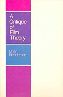 9780525475262-0525475265-A Critique of Film Theory