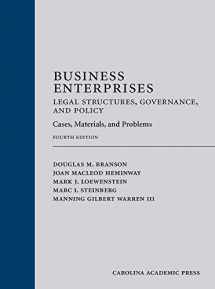 9781531015442-1531015441-Business Enterprises―Legal Structures, Governance, and Policy: Cases, Materials, and Problems