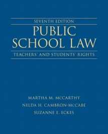 9780132619318-0132619318-Public School Law: Teachers' and Students' Rights (7th Edition)