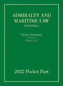 9781636599113-1636599117-Admiralty and Maritime Law, 6th, 2022 Pocket Part (Hornbooks)