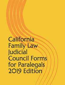 9781796922134-1796922137-California Family Law Judicial Council Forms for Paralegals 2019 Edition